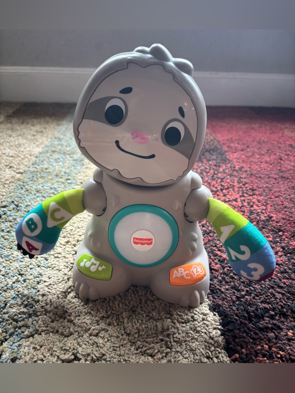 Fisher-Price Linkimals Smooth Moves Sloth Toy Interactive Works Music Lights